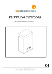 Xl Automatismos KELVIN 2000 II Manual De Instrucciones