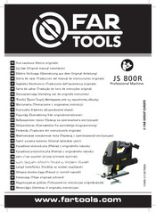 Far Tools JS 800R Traduccion Del Manual De Instrucciones Originale