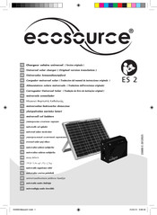 Ecosource 230000 Manual De Instrucciones