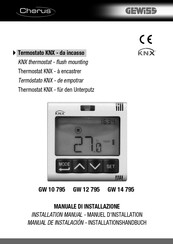 Gewiss Chorus GW 10 795 Manual De Instalación