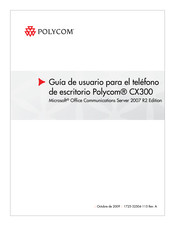 Polycom CX300 Guía De Usuario