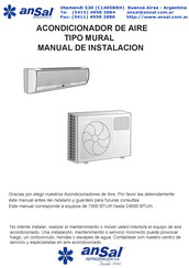 Ansal C1405BRH Manual De Instrucciones