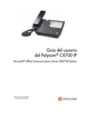 Polycom CX700 Guia Del Usuario