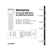 Lutron GRAFIK Eye 3000 Serie Manual De Instrucciones