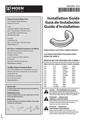 Moen S-SERIES Guia De Instalacion