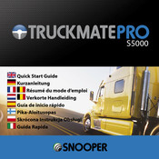 Snooper TruckmatePRO S5000 Guia De Inicio Rapido