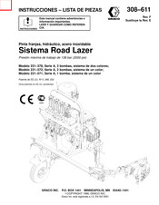 Graco Road Lazer 231-378 Manual De Instrucciones