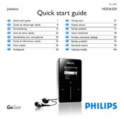 Philips Jukebox HDD6320 Guia De Inicio Rapido