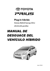 Toyota PRIUS ZVW35 2010 Manual Del Usuario