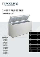 Tefcold FR205S-I Manual De Instrucciones