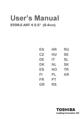 Toshiba STOR.E ART 4 Manual Del Usuario