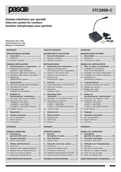 Paso ITC2000-C Manual De Instrucciones