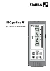 Stabila REC 410 Line RF Manual De Instrucciones