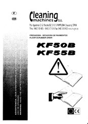 Cleaning Machines KF 50B Manual De Instrucciones