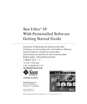 Sun Ultra 10 Guía De Puesta En Marcha Con Software Preinstalado