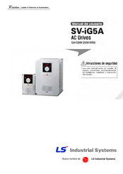 LS Industrial Systems SV-iG5A Manual De Usuario