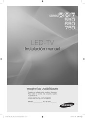 Samsung HG46EA590 Serie Instalación Manual