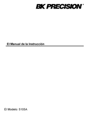 BK Precision 5105A Manual De Instrucciones