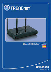 TRENDnet TEW-639GR Guía De Instalación Rápida