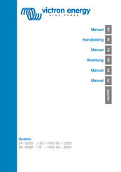Victron energy Quattro 48/5000/70-100/100 Manual De Instrucciones