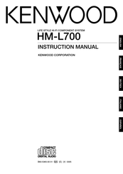 Kenwood HM-L700 Manual De Instrucciones