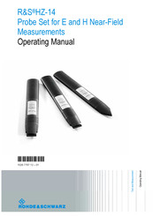 Rohde&Schwarz HZ-14 Manual Del Usuario