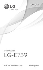 LG E739 Manual Del Usario