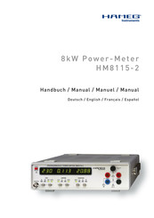 Hameg Instruments HM8115-2 Manual Del Usuario