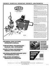 Reed Manufacturing UPC848APE Manual Del Operador