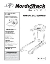 Nordictrack C700 Manual Del Usuario