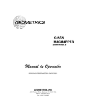 Geometrics G-858 MAGMAPPER Manual De Operación