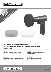 Parkside PDAP 75 A1 Traducción Del Manual De Instrucciones Original