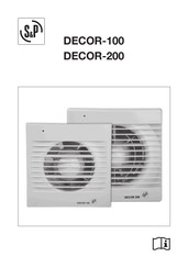 S&P DECOR Serie Manual De Instrucciones