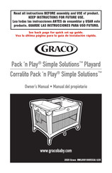 Graco Pack 'n Play Simple Solutions Manual Del Propietário