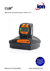 ion science CUB Manual Del Instrumento Para El Usuario