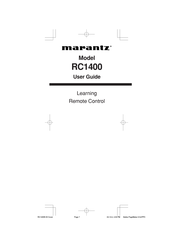 Marantz RC1400 Manual De Uso