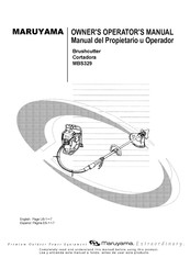 Maruyama MBS329 Manual Del Propietario U Operador