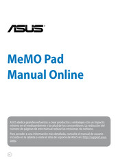 Asus MeMo Pad Manual De Uso