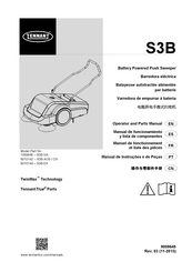 Tennant S3B Manual De Funcionamiento Y Lista De Componentes