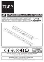 TOPP C160RWA Instrucciones Para La Instalacion Y El Emple