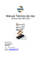 BERG Benomic Star 350 Manual Técnico De Uso