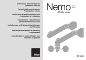 Nice Nemo SCT Instrucciones Y Advertencias Para La Instalación Y El Uso