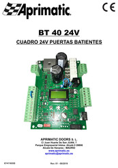 Aprimatic BT 40 24V Manual De Instrucciones