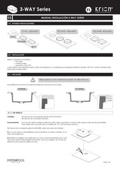 Porcelanosa Systempool Krion 3-WAY Serie Manual Instalación