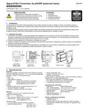 Signet 8750-3 Manual De Instrucciones