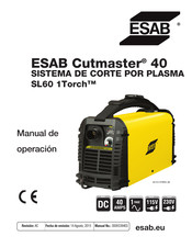 ESAB Cutmaster 40 Manual De Operación