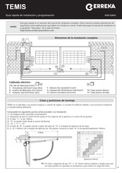 Erreka TEMIS Guía Rápida De Instalación Y Programación