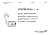 Endress+Hauser Liquiphant M Density FTL50 Instrucciones De Operación