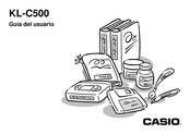 Casio KL-C500 Guia Del Usuario