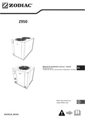 Zodiac Z950 Manual De Instalación Y De Uso